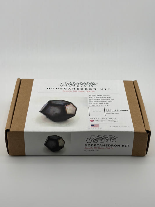 Dodecahedron TIG Zipper (TM) kit