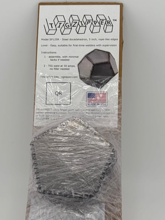 Dodecahedron TIG Zipper (TM) kit